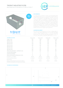401202 Trident industrie filter